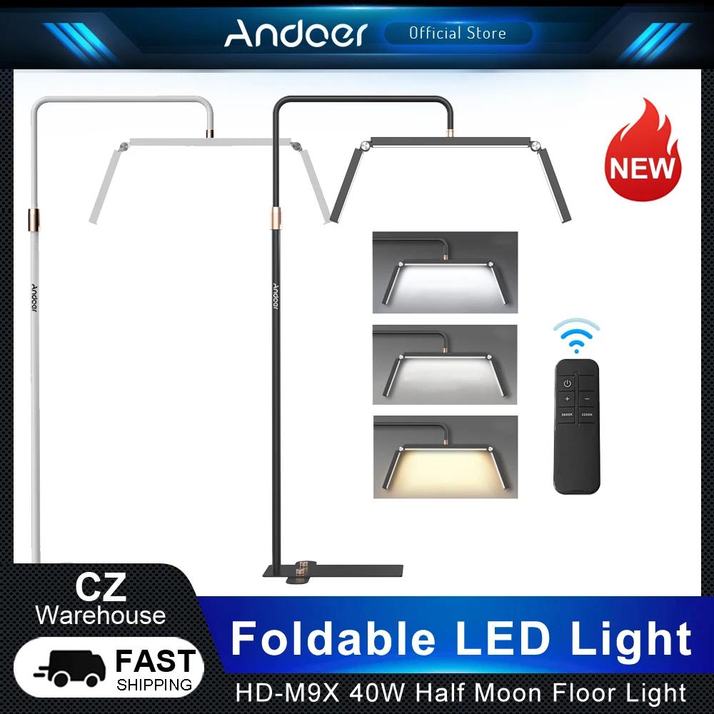 Andoer LED  Ʈ ÷ξ ̽  Ʈ    3200K-5600K Ƽ  ũ ̺ Ʈֿ ĵ 